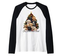 Oh Christmas Tree Merry Dogmas Puppy Lover Xmas Boys Girls Raglan Baseball Tee