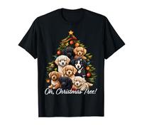 Oh Christmas Tree Merry Dogmas Puppy Lover Xmas Boys Girls T-Shirt