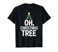 Oh Christmas Tree Star Snow Xmas Holiday Carol Theme T-Shirt