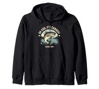 Oh Cod It’s Canada Funny Fishing Trip Zip Hoodie