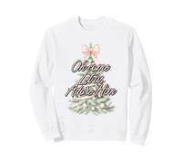 Oh Come Let Us Adore Him Christian Christmas Tree Sweatshirt