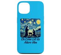 Oh Come Let Us Adore Him Nativity Night Worship Art Case for iPhone 13