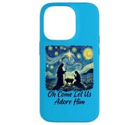 Oh Come Let Us Adore Him Nativity Night Worship Art Case for iPhone 14 Pro