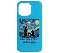 Oh Come Let Us Adore Him Nativity Night Worship Art Case for iPhone 14 Pro Max