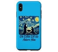 Oh Come Let Us Adore Him Nativity Night Worship Art Case for iPhone XS Max