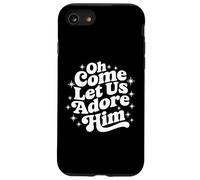 Oh Come Let Us Adore Him Retro Christmas Holiday Case for iPhone SE (2020) / 7/8