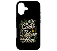 Oh come let us worship him Christmas nativity scene Christmas Case for iPhone 17