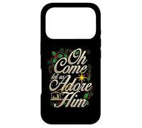Oh come let us worship him Christmas nativity scene Christmas Case for iPhone 17 Pro