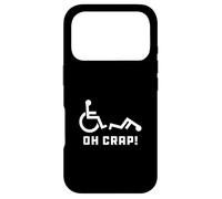 Oh Crap Wheelchair Birthday Handicap Disability Funny Case for iPhone 17 Pro
