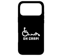 Oh Crap Wheelchair Birthday Handicap Disability Funny Case for iPhone 17 Pro Max