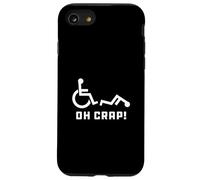 Oh Crap Wheelchair Birthday Handicap Disability Funny Case for iPhone SE (2020) / 7/8