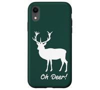 Oh Deer! Funny Woodland Stag Case for iPhone XR