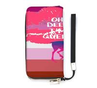 Oh Deer I Am Queer Gay LGBT Slim Wallet for Women Long Purse Cute Clutch Wristlet Handbag Card Holders