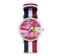 Oh Deer I Am Queer Gay LGBT Sport Watch for Men Women Nylon Strap Wrist Watch Analog Quartz Watch