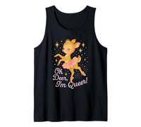 Oh Deer I’m Queer Cute Ballerina Pride Graphic Tank Top