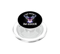 Oh Deer Im Queer Omnisexual Pride PopSockets PopGrip for MagSafe