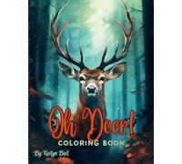 Oh Deer! Realistic Coloring Book