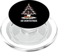 Oh Dentistree Funny Christmas Tree Teeth Doctor Dentist PopSockets PopGrip for MagSafe