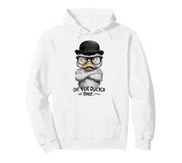 Oh For Ducks Sake Funny Angry Duck Pun Humor Pullover Hoodie