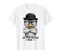 Oh for Ducks Sake Funny Angry Duck Pun Humor T-Shirt