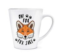 Oh for Fox Sake 12oz Latte Mug Cup