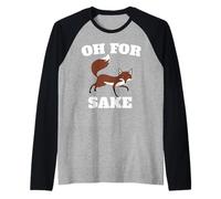OH for Fox Sake Raglan Baseball Tee
