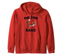 OH FOR FOX SAKE Zip Hoodie