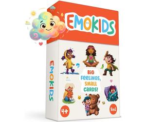 Oh Happy Games - EmoKids - Emotions Card Game for Children | 56 Cards | 8 Game Modes | Ages 4+ | Feelings & Emotional Intelligence