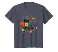 Oh Hey Pre-K Magic Maker - Colorful Teacher Gift T-Shirt, Kids, Heather Blue, 8 Years