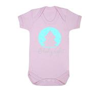 Oh holy Night Style 1 Snow Globe Baby Grow Vest, 3-6 Months, Pastel Pink