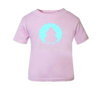 Oh holy Night Style 1 Snow Globe Short Sleeve Cotton Toddler t Shirt, 1-2 Years, Pastel Pink