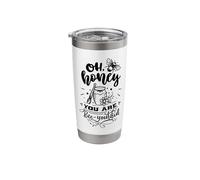 Oh Honey You are Bee Beautiful Spring Fun Summer Easter Bees Stainless Steel Insulated Tumbler