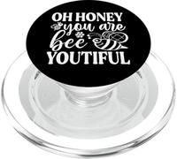 Oh Honey You Are Bee Youtiful PopSockets PopGrip for MagSafe