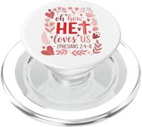 Oh How He Loves Us - Eph. 2:4-8 PopSockets PopGrip for MagSafe