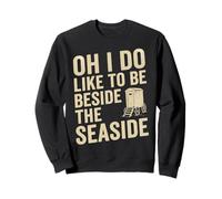 Oh I Do Like to Be Beside the UK Seaside Bathing Sweatshirt