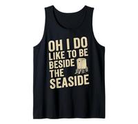 Oh I Do Like to Be Beside the UK Seaside Bathing Tank Top
