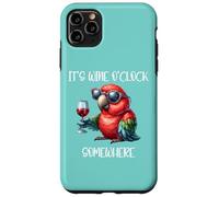 Oh Its Wine O Clock Drinking Parrot It's 5 O'Clock Somewhere Case for iPhone 11 Pro Max