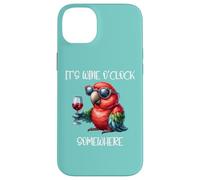 Oh Its Wine O Clock Drinking Parrot It's 5 O'Clock Somewhere Case for iPhone 14 Plus