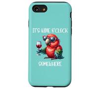 Oh Its Wine O Clock Drinking Parrot It's 5 O'Clock Somewhere Case for iPhone SE (2020) / 7/8