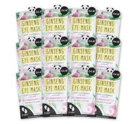 Oh K! Under Eye Mask, Multipack, For Tired and Puffy Eyes, De-puffing, With Added Ginseng, Vegan and Cruelty Free, Biodegradable, K Beauty, 12 x 13g