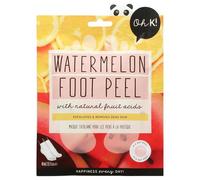 Oh K! Exfoliating Foot Socks, For Dry Hard Skin, Watermelon Scent, Vegan and Cruelty Free, 65g