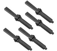 Oh Klyzo 5 Pack 1-1/5 x 10.5 Inch Rock Splitting Wedge and Feather Shims Heavy Duty Feather and Wedge Rock Splitting Tool Set for Granite, Limestone, Concrete, Quarrying, Masonry and Boulder Breaking