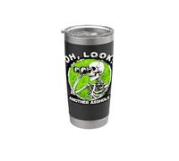 Oh Look Another A__Hole Funny Skeleton with Binoculars Stainless Steel Insulated Tumbler