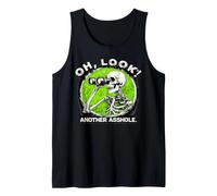 Oh Look Another A__Hole Funny Skeleton with Binoculars Tank Top
