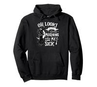 Oh look, another wonderful morning makes me sick, cat Pullover Hoodie