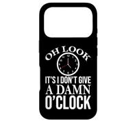 Oh Look It's I Dont A Give Damn O'Clock Coworker Retirement Case for iPhone 17 Pro