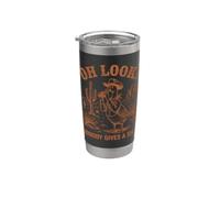 Oh Look Nobody Cares Goose Cowboy Ironic Stainless Steel Insulated Tumbler