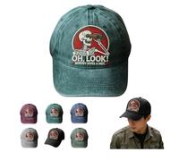 “Oh, Look! Nobody Gives A Sh*t.” Skeleton Scout Cap, Vintage Print