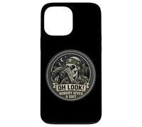 Oh Look! Nobody Gives A Shit Funny Skeleton Binoculars Humor Case for iPhone 13 Pro Max