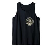 Oh Look! Nobody Gives A Shit Funny Skeleton Binoculars Humor Tank Top